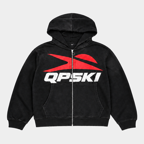 "QPSKI" Zip Hoodie & Pant Set